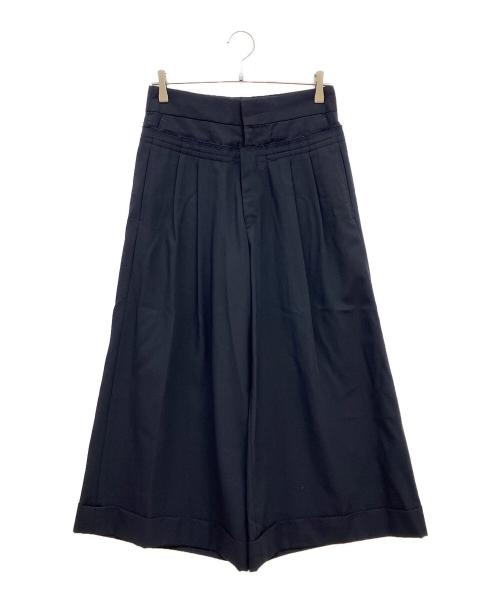 COMME des GARCONS（コムデギャルソン）COMME des GARCONS (コムデギャルソン) 再構築 ワイドパンツ ネイビー サイズ:Sの古着・服飾アイテム