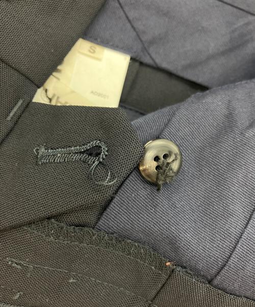 COMME des GARCONS（コムデギャルソン）COMME des GARCONS (コムデギャルソン) 再構築 ワイドパンツ ネイビー サイズ:Sの古着・服飾アイテム
