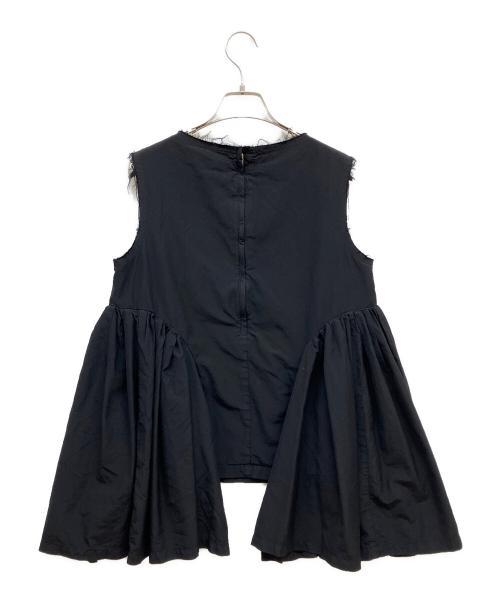 COMME des GARCONS（コムデギャルソン）COMME des GARCONS (コムデギャルソン) 変形ノースリーブブラウス ブラック サイズ:Sの古着・服飾アイテム