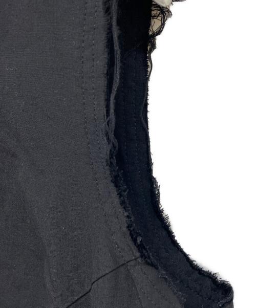 COMME des GARCONS（コムデギャルソン）COMME des GARCONS (コムデギャルソン) 変形ノースリーブブラウス ブラック サイズ:Sの古着・服飾アイテム