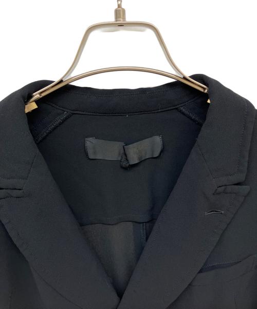 COMME des GARCONS COMME des GARCONS（コムデギャルソン コムデギャルソン）COMME des GARCONS COMME des GARCONS (コムデギャルソン コムデギャルソン) シースルークロップドテーラードジャケット ブラック サイズ:Lの古着・服飾アイテム