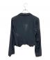 COMME des GARCONS COMME des GARCONS (コムデギャルソン コムデギャルソン) シースルークロップドテーラードジャケット ブラック サイズ:L：15000円