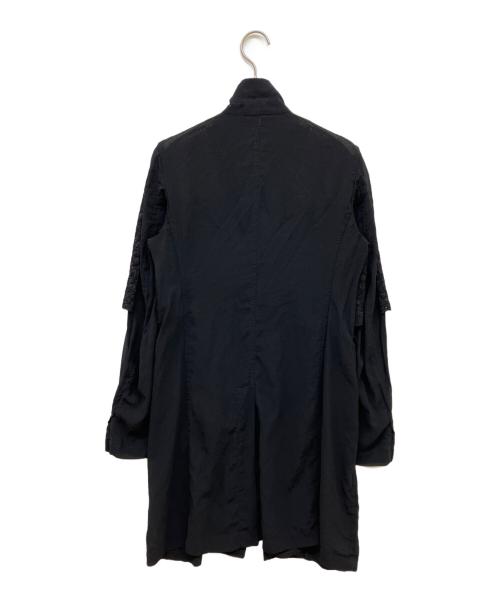 COMME des GARCONS（コムデギャルソン）COMME des GARCONS (コムデギャルソン) レースドッキングシースルーロングシャツ ブラック サイズ:Sの古着・服飾アイテム