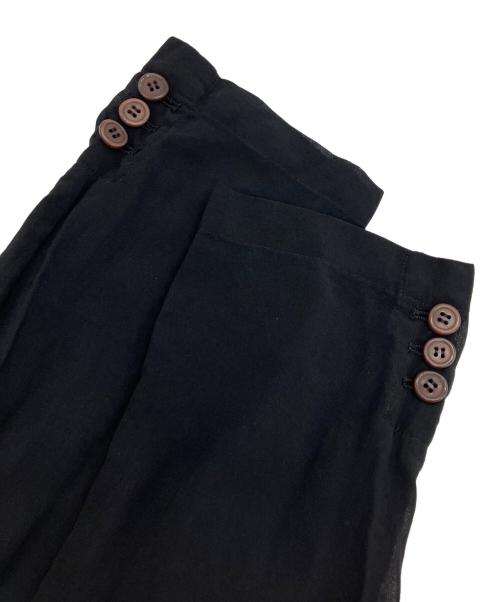 COMME des GARCONS（コムデギャルソン）COMME des GARCONS (コムデギャルソン) レースドッキングシースルーロングシャツ ブラック サイズ:Sの古着・服飾アイテム