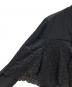 中古・古着 COMME des GARCONS (コムデギャルソン) レースドッキングシースルーロングシャツ ブラック サイズ:S：13000円