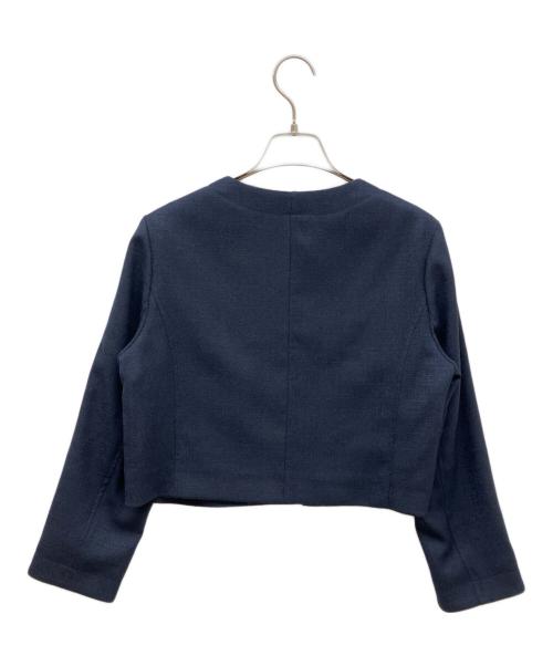 BARNEYS NEWYORK（バーニーズ・ニューヨーク）BARNEYS NEWYORK (バーニーズ・ニューヨーク) セットアップタックドレス ネイビー サイズ:36の古着・服飾アイテム