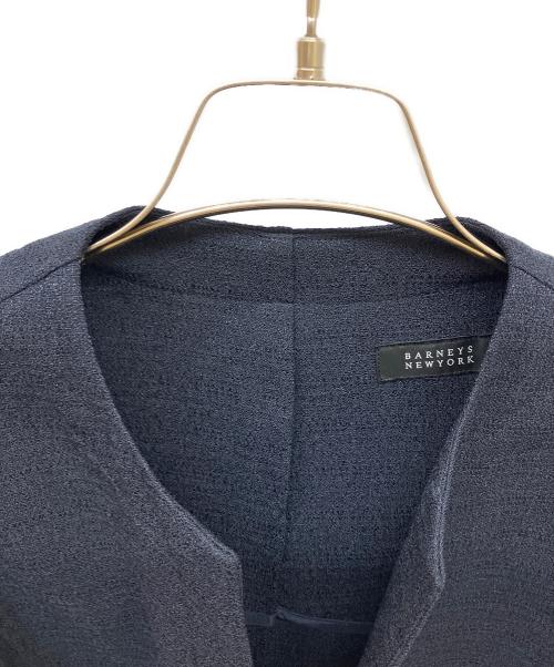 BARNEYS NEWYORK（バーニーズ・ニューヨーク）BARNEYS NEWYORK (バーニーズ・ニューヨーク) セットアップタックドレス ネイビー サイズ:36の古着・服飾アイテム