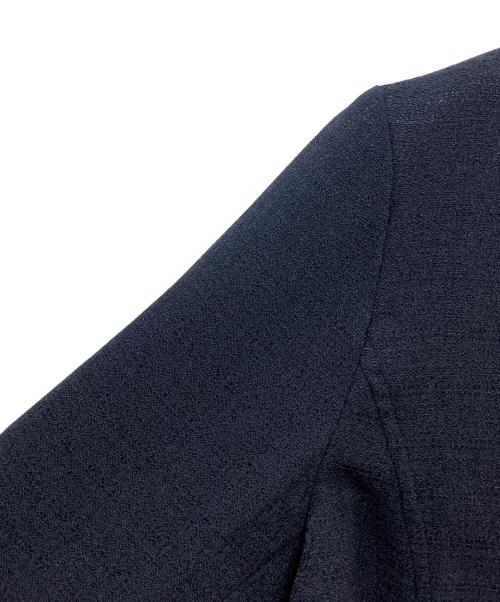 BARNEYS NEWYORK（バーニーズ・ニューヨーク）BARNEYS NEWYORK (バーニーズ・ニューヨーク) セットアップタックドレス ネイビー サイズ:36の古着・服飾アイテム