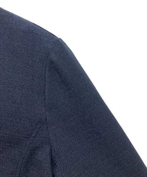 BARNEYS NEWYORK（バーニーズ・ニューヨーク）BARNEYS NEWYORK (バーニーズ・ニューヨーク) セットアップタックドレス ネイビー サイズ:36の古着・服飾アイテム