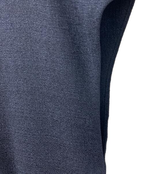 BARNEYS NEWYORK（バーニーズ・ニューヨーク）BARNEYS NEWYORK (バーニーズ・ニューヨーク) セットアップタックドレス ネイビー サイズ:36の古着・服飾アイテム