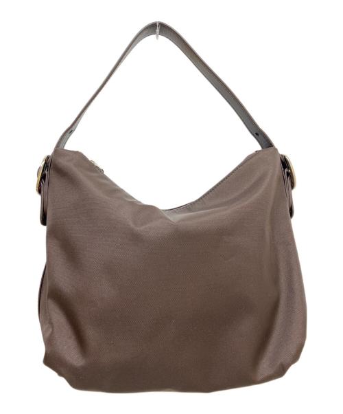 TOUT Y EST（トゥティエ）TOUT Y EST (トゥティエ) SAC CANOT TOILE SMALL ブラウンの古着・服飾アイテム