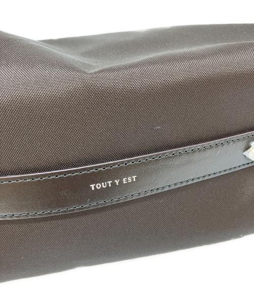 TOUT Y EST（トゥティエ）TOUT Y EST (トゥティエ) SAC CANOT TOILE SMALL ブラウンの古着・服飾アイテム