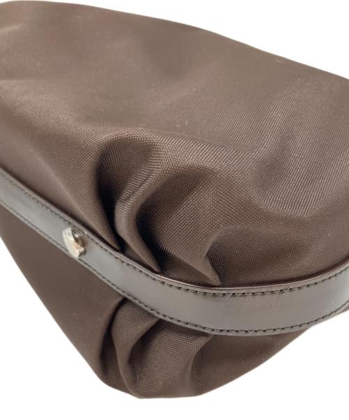 TOUT Y EST（トゥティエ）TOUT Y EST (トゥティエ) SAC CANOT TOILE SMALL ブラウンの古着・服飾アイテム