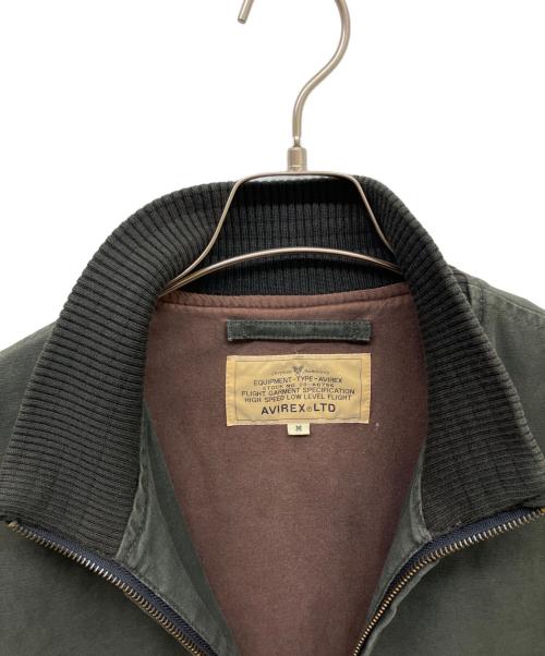 AVIREX（アヴィレックス）AVIREX (アヴィレックス) バックプリント タンカースジャケット オリーブ サイズ:Mの古着・服飾アイテム