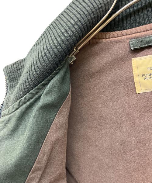 AVIREX（アヴィレックス）AVIREX (アヴィレックス) バックプリント タンカースジャケット オリーブ サイズ:Mの古着・服飾アイテム