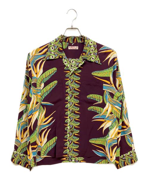 Sun Surf（サンサーフ）Sun Surf (サンサーフ) アロハシャツ パープル サイズ:Sの古着・服飾アイテム
