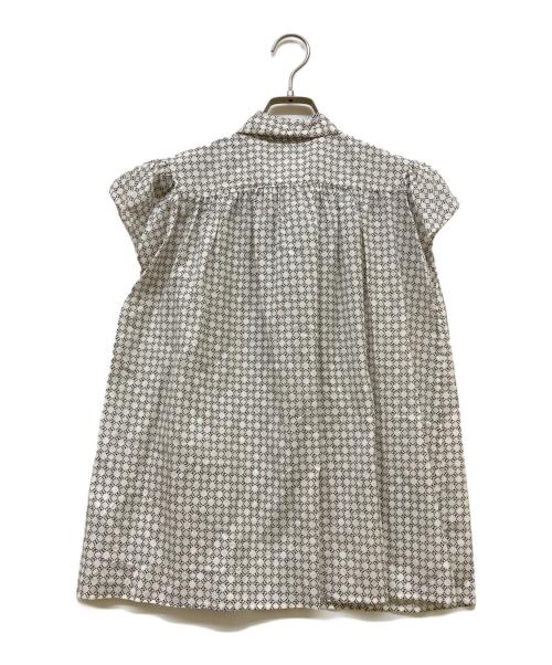 BALLSEY（ボールジィ）BALLSEY (ボールジィ) BBダイアゴナルプリント ボウタイブラウス マルチカラー サイズ:SIZE 36の古着・服飾アイテム