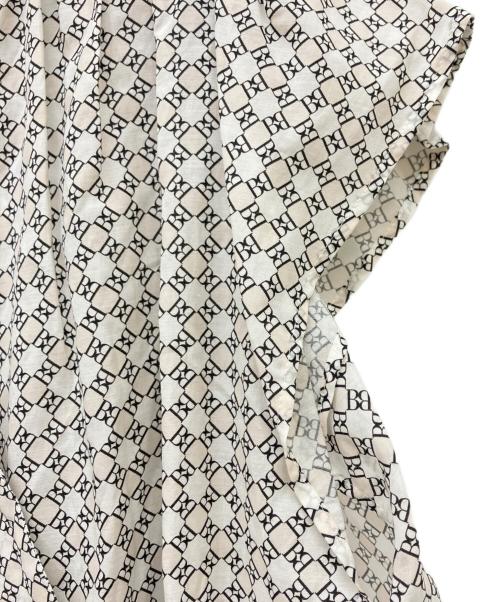 BALLSEY（ボールジィ）BALLSEY (ボールジィ) BBダイアゴナルプリント ボウタイブラウス マルチカラー サイズ:SIZE 36の古着・服飾アイテム