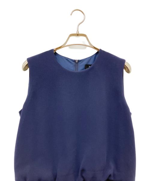 theory（セオリー）theory (セオリー) TANK LAYER DR A CLASSIC CREPE ネイビー サイズ:SIZE 0 未使用品の古着・服飾アイテム