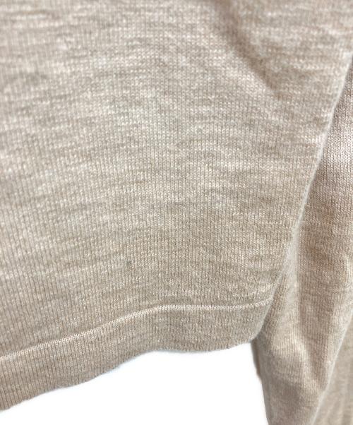 SHISHIKUI（シシクイ）SHISHIKUI (シシクイ) コットンカシミヤクロップドニット ベージュ サイズ:SIZE Freeの古着・服飾アイテム