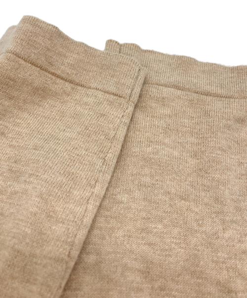 SHISHIKUI（シシクイ）SHISHIKUI (シシクイ) コットンカシミヤクロップドニット ベージュ サイズ:SIZE Freeの古着・服飾アイテム
