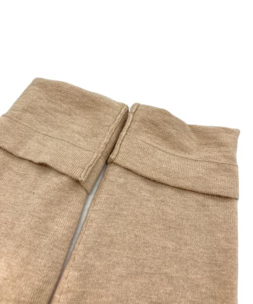 SHISHIKUI（シシクイ）SHISHIKUI (シシクイ) コットンカシミヤクロップドニット ベージュ サイズ:SIZE Freeの古着・服飾アイテム