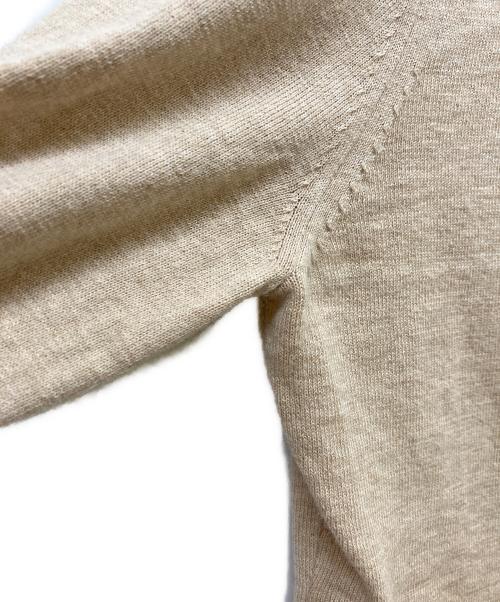 SHISHIKUI（シシクイ）SHISHIKUI (シシクイ) コットンカシミヤクロップドニット ベージュ サイズ:SIZE Freeの古着・服飾アイテム