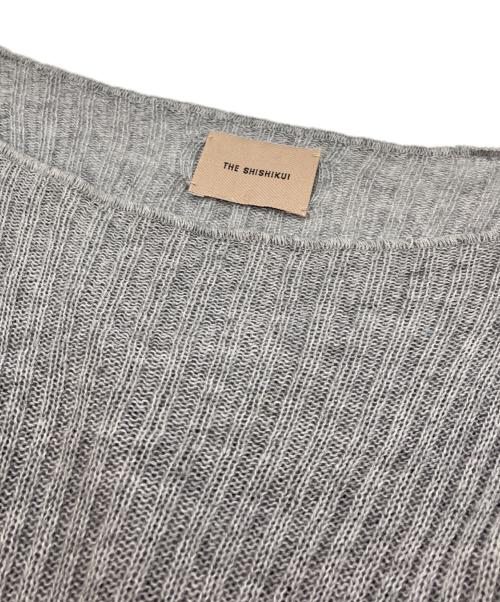 THE SHISHIKUI（シシクイ）THE SHISHIKUI (シシクイ) コットンカシミヤニット グレー サイズ:SIZE Freeの古着・服飾アイテム