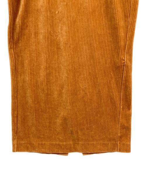 Mame Kurogouchi（マメクロゴウチ）Mame Kurogouchi (マメクロゴウチ) Ribbed Velour Jersey Dress ブラウン サイズ:1の古着・服飾アイテム