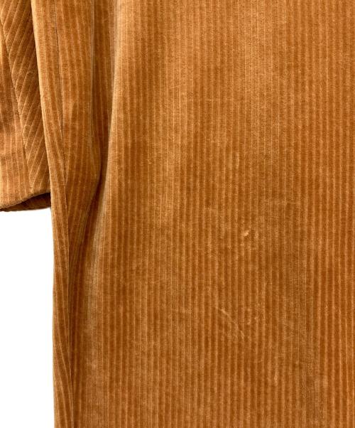 Mame Kurogouchi（マメクロゴウチ）Mame Kurogouchi (マメクロゴウチ) Ribbed Velour Jersey Dress ブラウン サイズ:1の古着・服飾アイテム