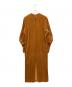 Mame Kurogouchi (マメクロゴウチ) Ribbed Velour Jersey Dress ブラウン サイズ:1：10000円