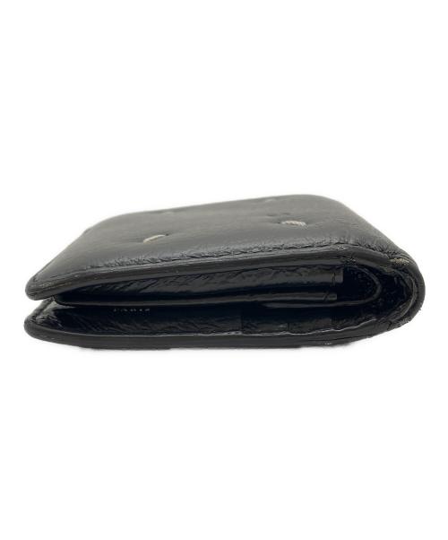 Maison Margiela（メゾンマルジェラ）Maison Margiela (メゾンマルジェラ) バイフォールドレザー ウォレット ブラックの古着・服飾アイテム