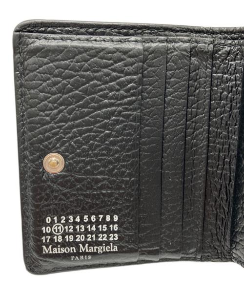 Maison Margiela（メゾンマルジェラ）Maison Margiela (メゾンマルジェラ) バイフォールドレザー ウォレット ブラックの古着・服飾アイテム
