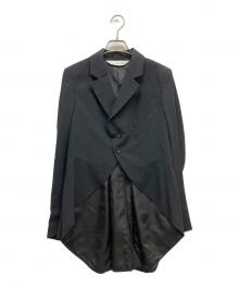 COMME des GARCONS NOIR（コムデギャルソン ノワール）の古着「燕尾変形テーラードジャケット」｜ブラック