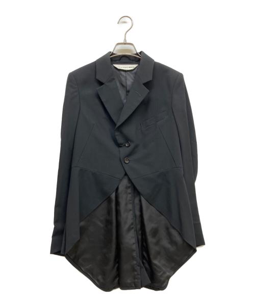 COMME des GARCONS NOIR（コムデギャルソン ノワール）COMME des GARCONS NOIR (コムデギャルソン ノワール) 燕尾変形テーラードジャケット ブラック サイズ:不明の古着・服飾アイテム