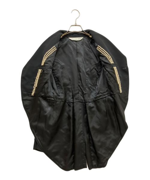 COMME des GARCONS NOIR（コムデギャルソン ノワール）COMME des GARCONS NOIR (コムデギャルソン ノワール) 燕尾変形テーラードジャケット ブラック サイズ:不明の古着・服飾アイテム