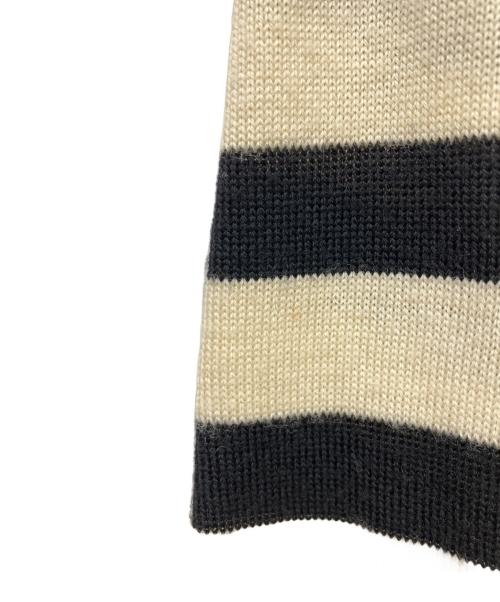 TAO COMME des GARCONS（タオ コムデギャルソン）TAO COMME des GARCONS (タオ コムデギャルソン) ボーダーニットパンツ ホワイト×ブラック サイズ:Mの古着・服飾アイテム