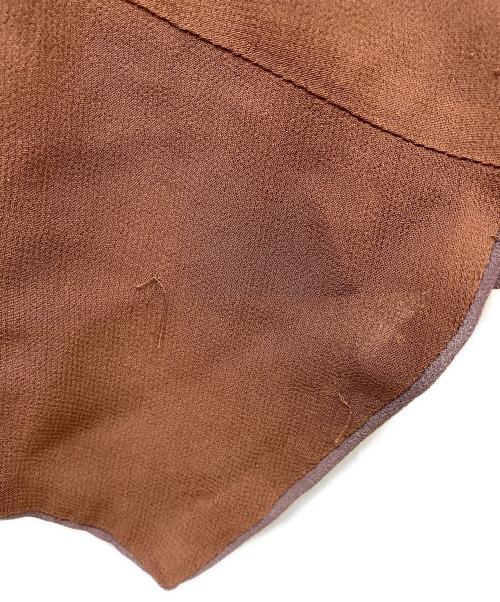 COMME des GARCONS COMME des GARCONS（コムデギャルソン コムデギャルソン）COMME des GARCONS COMME des GARCONS (コムデギャルソン コムデギャルソン) キュプラショートジャケット ブラウン サイズ:SIZE Sの古着・服飾アイテム