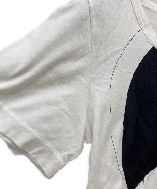 JUNYA WATANABE COMME des GARCONS（(ジュンヤワタナベ コムデギャルソン）JUNYA WATANABE COMME des GARCONS ((ジュンヤワタナベ コムデギャルソン) プリントTシャツ ホワイト サイズ:-の古着・服飾アイテム
