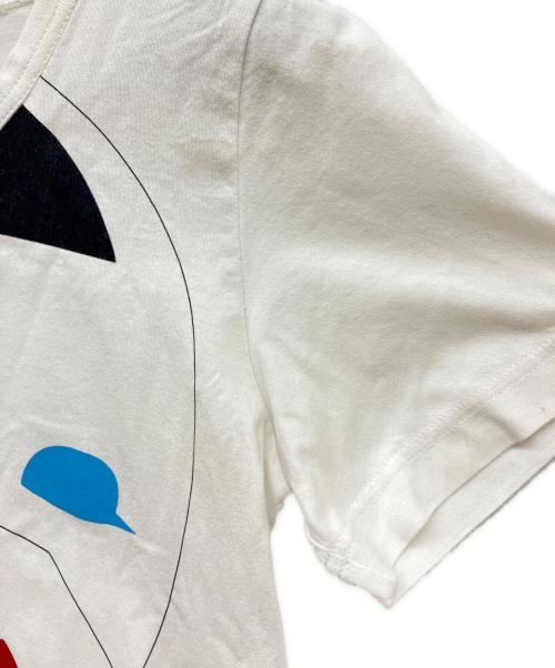 JUNYA WATANABE COMME des GARCONS（(ジュンヤワタナベ コムデギャルソン）JUNYA WATANABE COMME des GARCONS ((ジュンヤワタナベ コムデギャルソン) プリントTシャツ ホワイト サイズ:-の古着・服飾アイテム