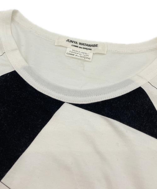 JUNYA WATANABE COMME des GARCONS（(ジュンヤワタナベ コムデギャルソン）JUNYA WATANABE COMME des GARCONS ((ジュンヤワタナベ コムデギャルソン) プリントTシャツ ホワイト サイズ:-の古着・服飾アイテム