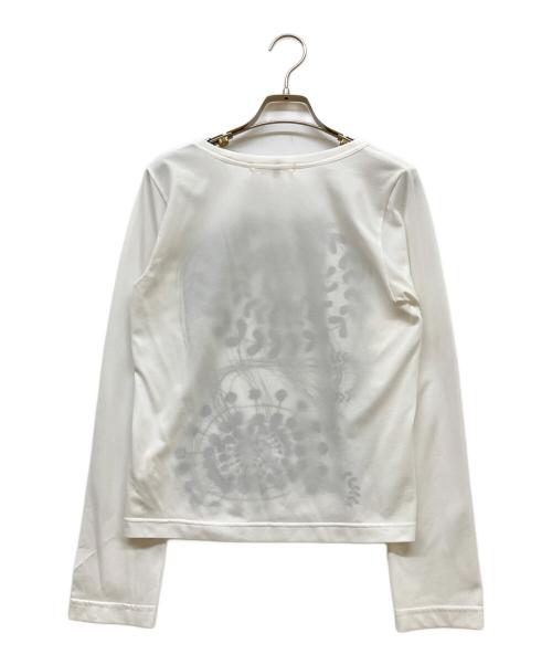 COMME des GARCONS（コムデギャルソン）COMME des GARCONS (コムデギャルソン) ロングスリーブカットソー ホワイト サイズ:SIZE Sの古着・服飾アイテム
