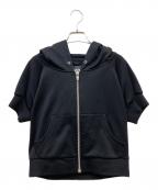 Y-3ワイスリー）の古着「半袖ジップパーカー」｜ブラック
