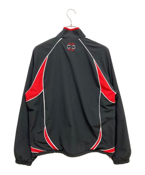 adidas（アディダス）adidas (アディダス) チームガイスト ハーフジップ スウェットシャツ ブラック サイズ:Lの古着・服飾アイテム