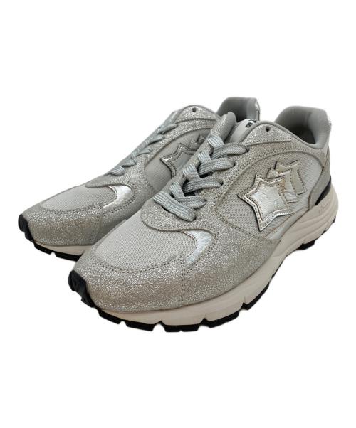 atlantic stars（アトランティックスターズ）atlantic stars (アトランティックスターズ) スニーカー ホワイト×グレー サイズ:SIZE 39の古着・服飾アイテム