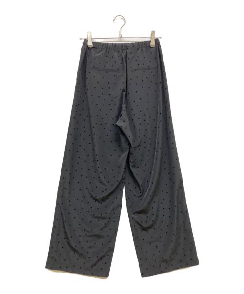 Spick and Span（スピック＆スパン）Spick and Span (スピック＆スパン) フロッキードットイージーパンツ ブラック サイズ:SIZE 36の古着・服飾アイテム