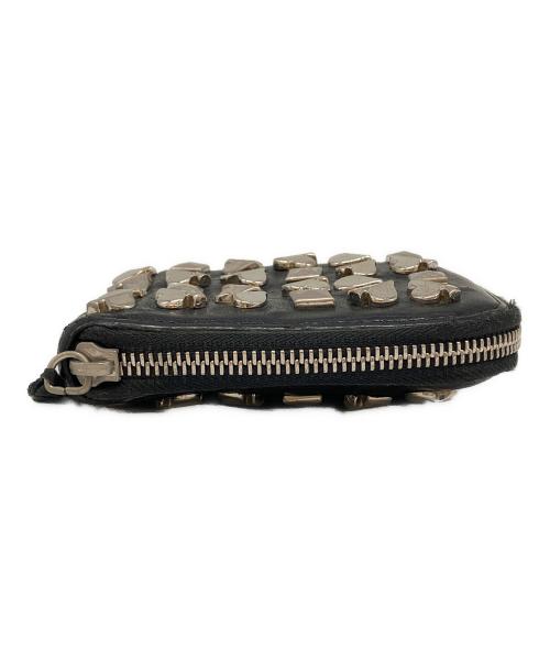 JIMMY CHOO（ジミーチュウ）JIMMY CHOO (ジミーチュウ) スタッズチェーンウォレット ブラックの古着・服飾アイテム