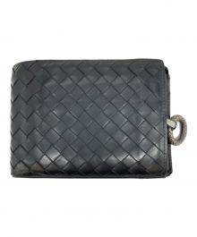 BOTTEGA VENETA（ボッテガベネタ）の古着「2つ折り財布」｜ブラック