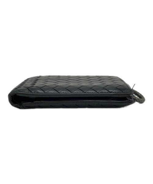 BOTTEGA VENETA（ボッテガベネタ）BOTTEGA VENETA (ボッテガベネタ) 2つ折り財布 ブラックの古着・服飾アイテム