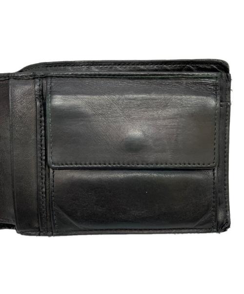 BOTTEGA VENETA（ボッテガベネタ）BOTTEGA VENETA (ボッテガベネタ) 2つ折り財布 ブラックの古着・服飾アイテム